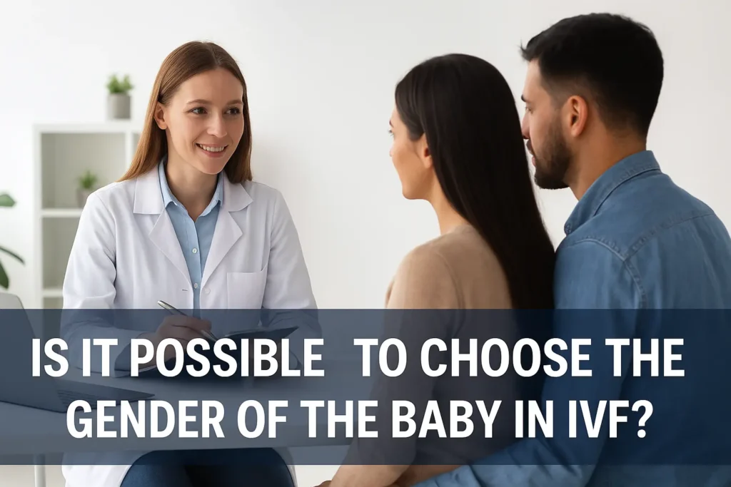 Is it possible to choose the gender of the baby in IVF